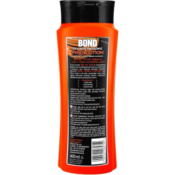 Bond żel pod prysznic 400ml Fast Action