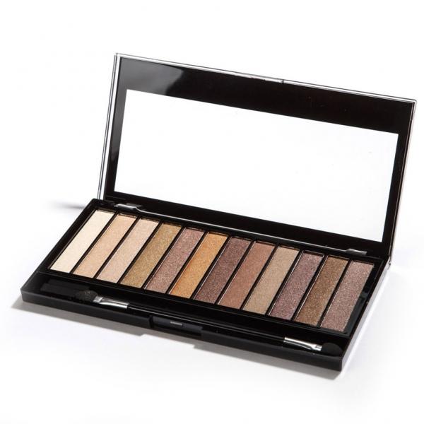 Revolution zestaw 12 cieni do powiek Essential Shimmers