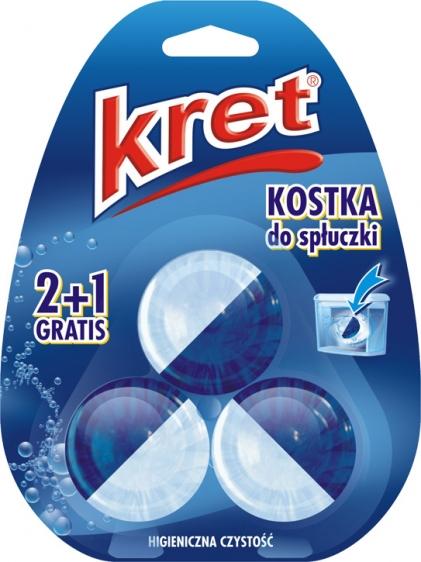 Kret kostka do spłuczki 3 szt.