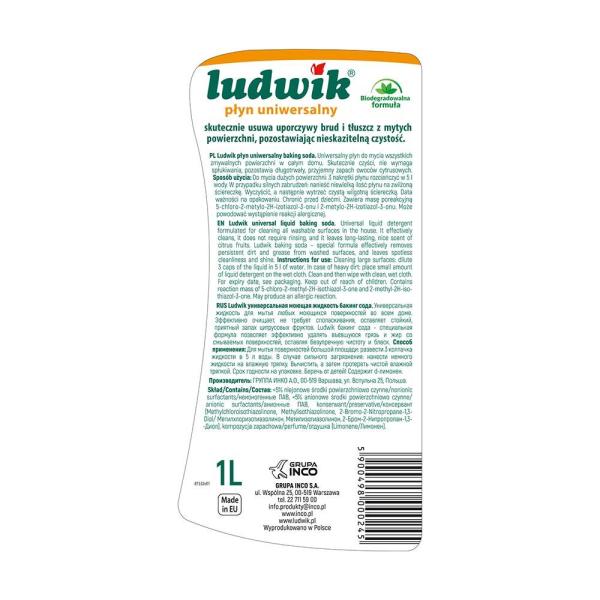 Ludwik płyn uniwersalny 1l baking soda