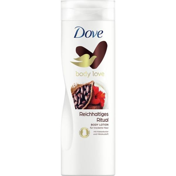 Dove Body Love Reichaltiges Ritual balsam do ciała 400ml Masło Kakaowe i Hibiskus