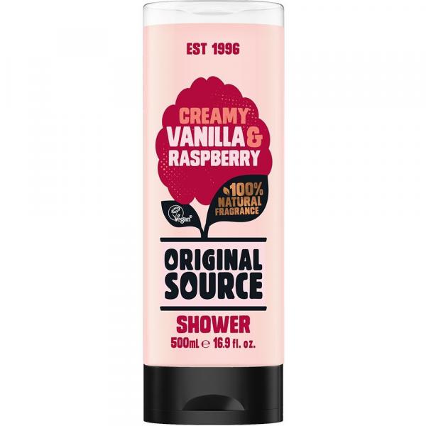 Original Source żel pod prysznic vanilla i raspberry 500ml