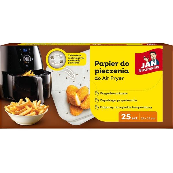 Jan Niezbędny papier do pieczenia AirFryer 25 sztuk