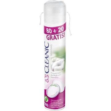 Cleanic Płatki kosmetyczne 80+20 sztuk
