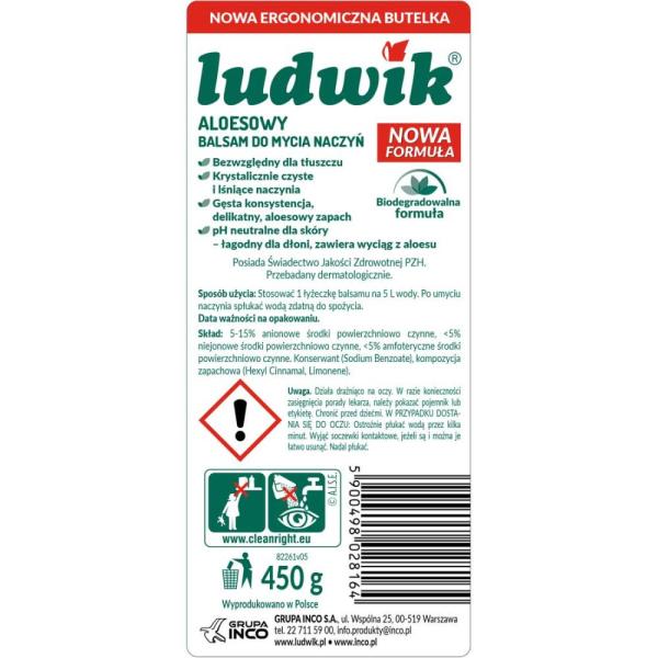 Ludwik do naczyń 450g balsam aloes