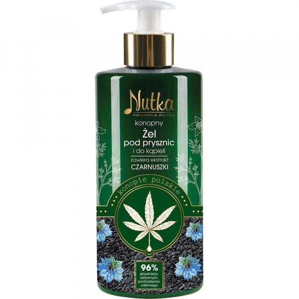 Nutka żel pod prysznic i do kąpieli 400ml konopie polskie/czarnuszka