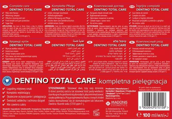 Dentino pasta do zębów 100ml Total Care
