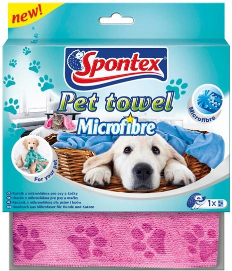 Spontex Pet Towel ręcznik z mikrofibry dla psów i kotów