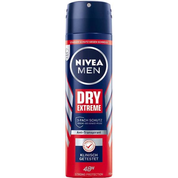 Nivea Men dezodorant Dry Extreme 150ml spray
