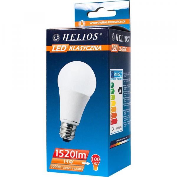 Helios LED żarówka klasyczna A60 230V 14W E27
