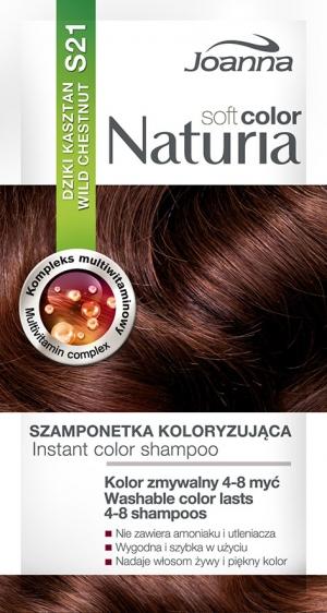 Joanna Naturia Soft Color S21 dziki kasztan szamponetka koloryzująca