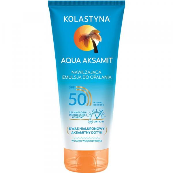 Kolastyna Aqua Aksamit emulsja do opalania SPF50 200ml
