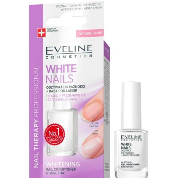 Eveline Nail Therapy odżywka White Nails 12ml