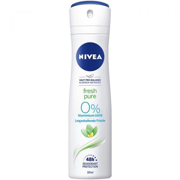 Nivea dezodorant Fresh Pure 0% aluminium 150ml
