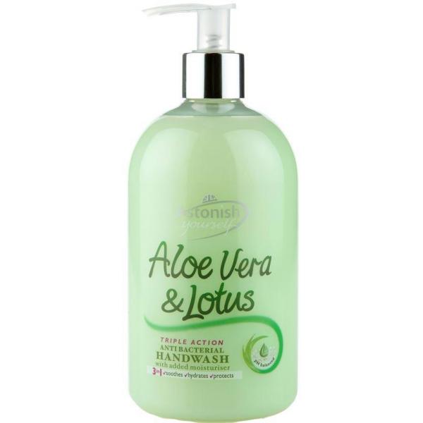 Astonish mydło w płynie antybakteryjne 500ml Aloe Vera & Lotus
