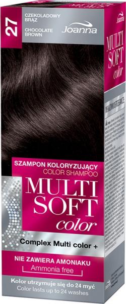 Joanna Multi Soft 27 czekoladowy brąz szampon
