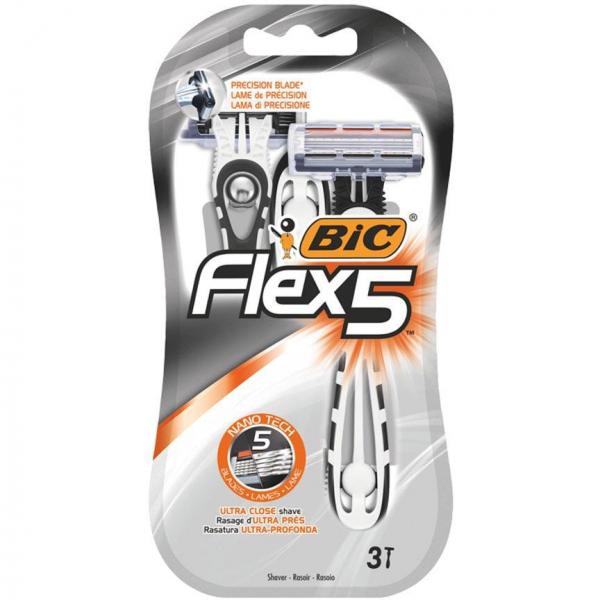 Bic Flex 5 maszynka do golenia 5 ostrzy 3 sztuki
