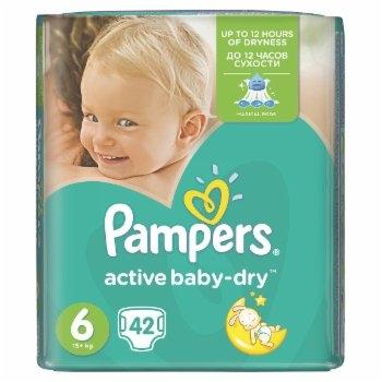 Pampers pieluszki 6 Extra Large (15+ kg) 42 szt.