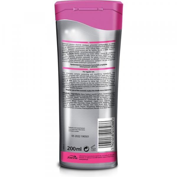 Joanna Ultra Blond różowy szampon 200ml