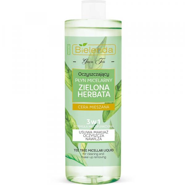 Bielenda Zielona Herbata płyn micelarny oczyszczający 3w1 500ml