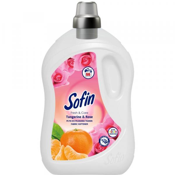 Sofin płyn do płukania tkanin 3,3L mandarynka i róża