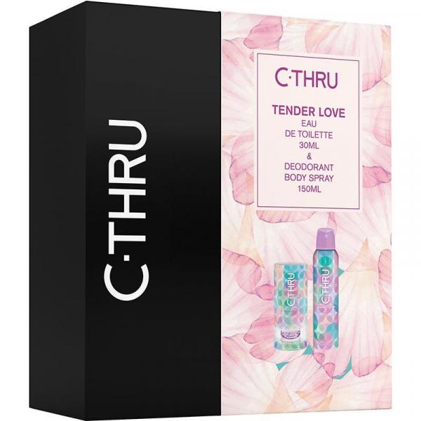 C-THRU zestaw Tender Love woda toaletowa 30ml + dezodorant 150ml