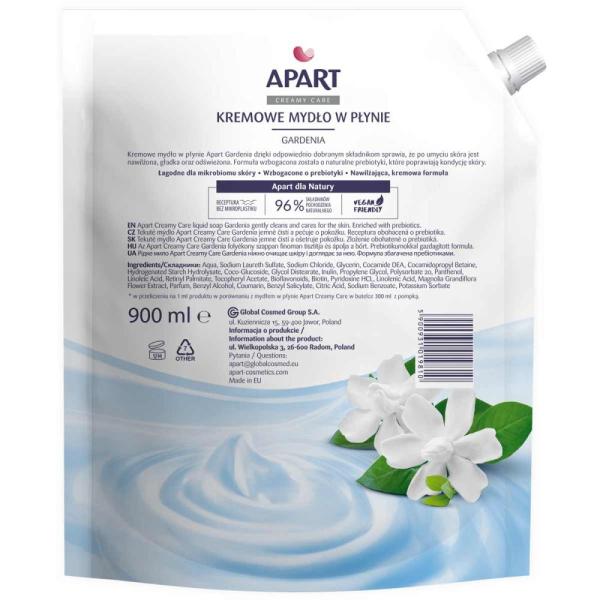 Apart mydło w płynie zapas 900ml gardenia
