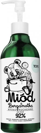 Yope mydło w płynie kuchenne 500ml Miód i Bergamotka
