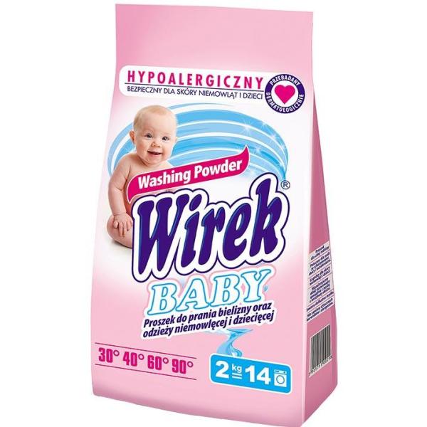 Wirek Baby proszek do prania 2kg Hypoalergiczny