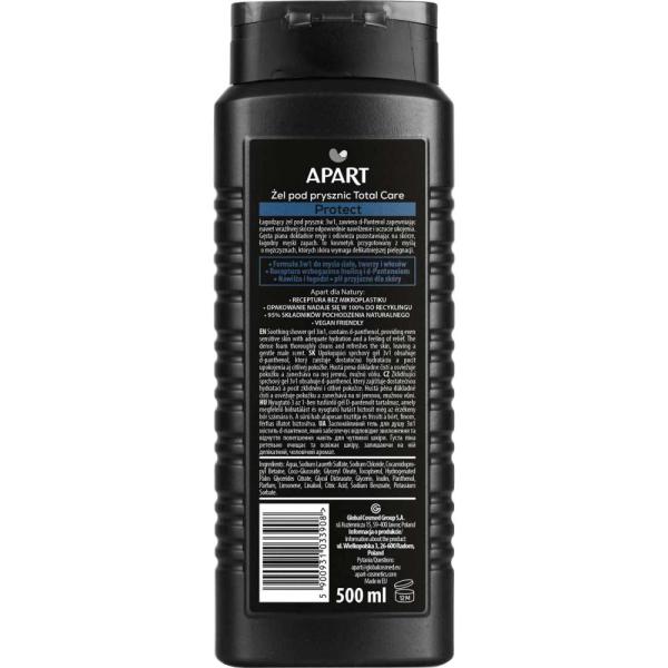 Apart 3w1 Men Total Care Protect żel pod prysznic 500ml