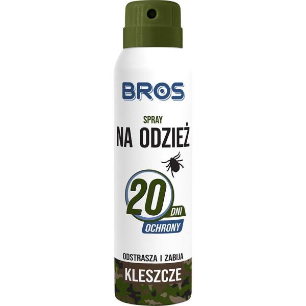 Bros spray na odzież odstrasza i zabija kleszcze 90ml