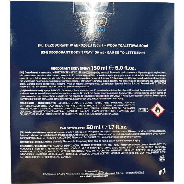 STR8 zestaw Wild Beat woda toaletowa 50ml + dezodorant 150ml 