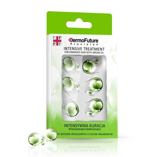 Dermo Future Intensywna kuracja wygładzająco-nawilżająca z olejem arganowym 6x2ml