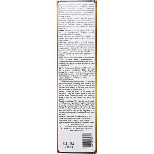 General Fresh patyczki zapachowe Arola Magnolia 50ml
