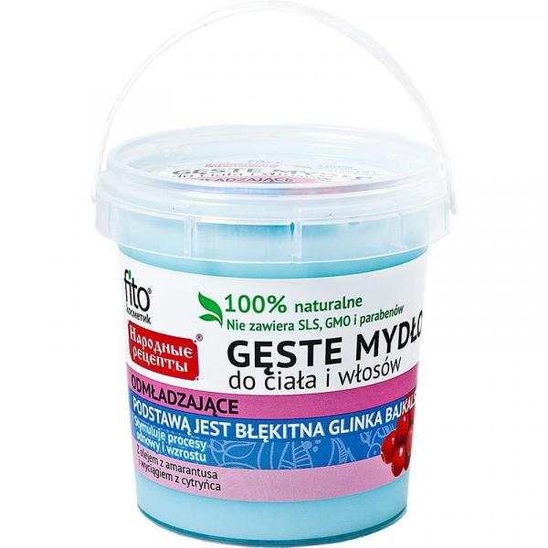 Fitokosmetik Mydło do ciała i włosów Odmładzające 155ml