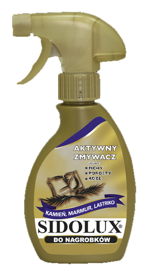 Sidolux nagrobki aktywny zmywacz spray do nagrobków 250ml