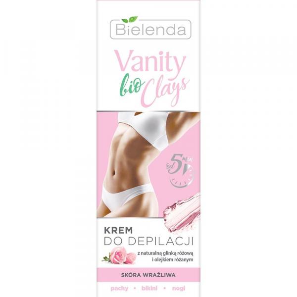 Bielenda Vanity Bio Clays krem o golenia 100ml Różowa Glinka
