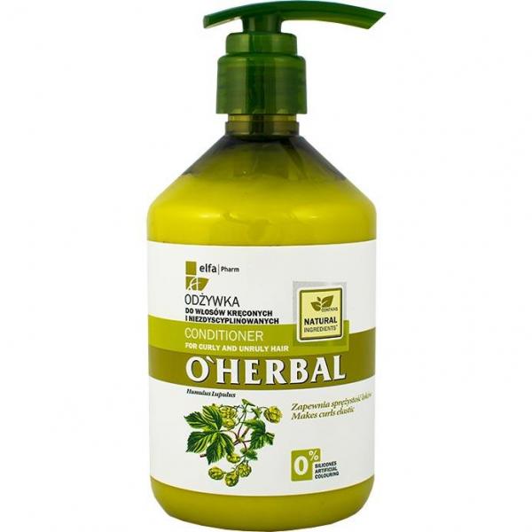 O Herbal odżywka do włosów 500ml Chmiel (włosy kręcone)
