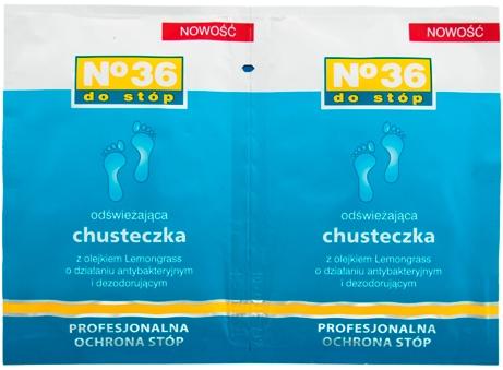 No 36 chusteczka odświeżająca do stóp 2x 6ml