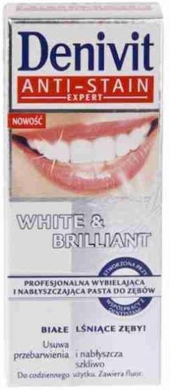 Denivit White & Brilliant 50ml wybielająca pasta do zebów