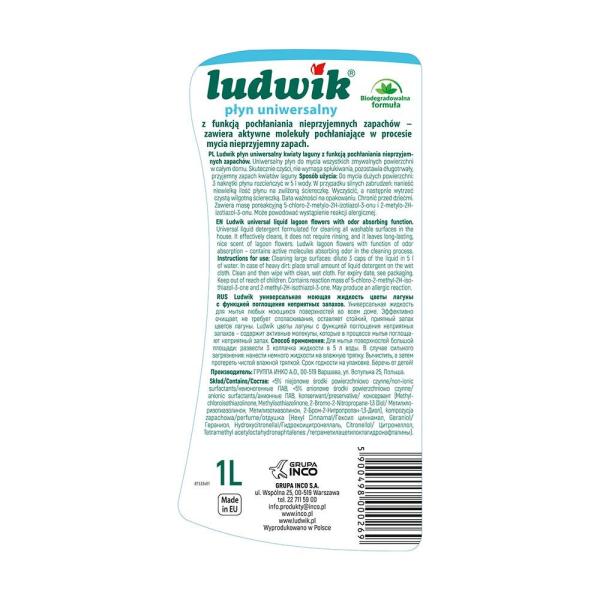 Ludwik płyn uniwersalny 1l odor eliminator
