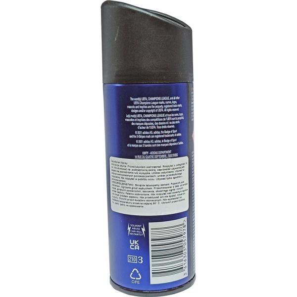 Adidas dezodorant antyperspirant MEN Uefa Champions League Dry 150ml 