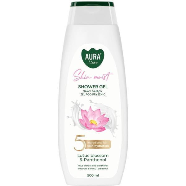 Bispol Aura żel pod prysznic 500ml Kwiat Lotosu i Pantenol (ASG-010-007) 