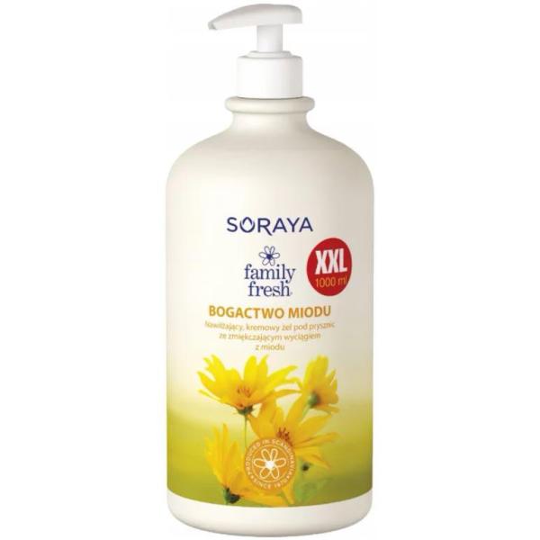 Family Fresh żel pod prysznic bogactwo miodu 1L