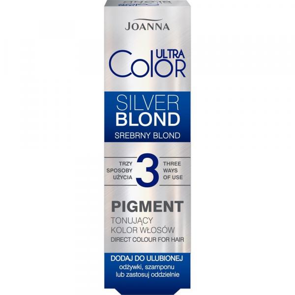 Joanna Ultra Color tonujący pigment do włosów 100ml Srebrny Blond