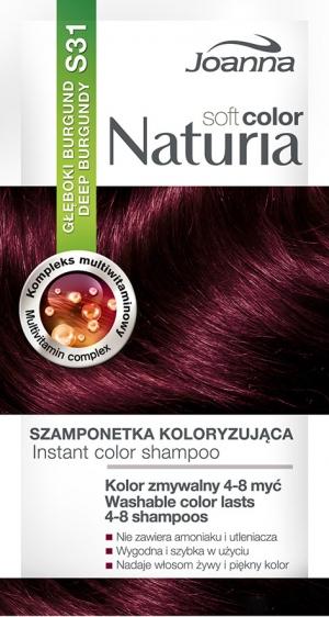 Joanna Naturia Soft Color S31 głęboki burgund szamponetka koloryzująca
