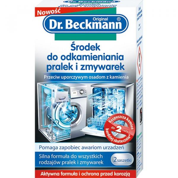 Dr. Beckmann środek do odkamieniania pralek i zmywarek 2x50g