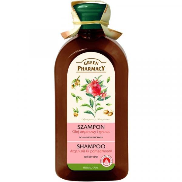 Green Pharmacy szampon do włosów 350ml Olejek Arganowy i Granat