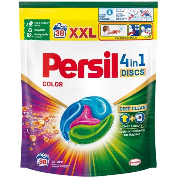 Persil 4In1 Discs Deep Clean Plus Active Fresh kapsułki piorące 38szt. Color 