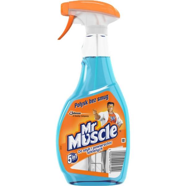 Mr Muscle płyn do szyb spray 500ml niebieski